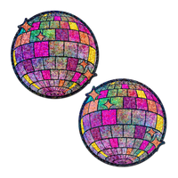 Disco Ball Nipple Covers Shimmering Glitter Pasties