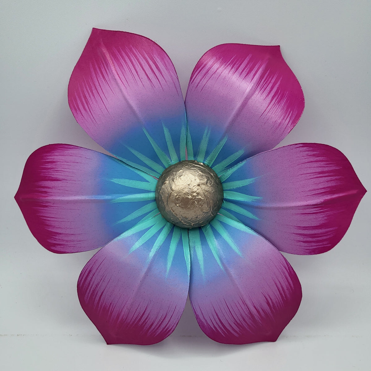 11" Extra Small 6 petal pointed Calliope House Float Carnival Flower