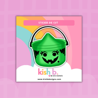 90's Halloween Buckets | Sticker Die Cut