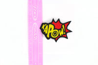 Superhero Bow Kapow! Comic Book Hair Clip - Red and Yellow