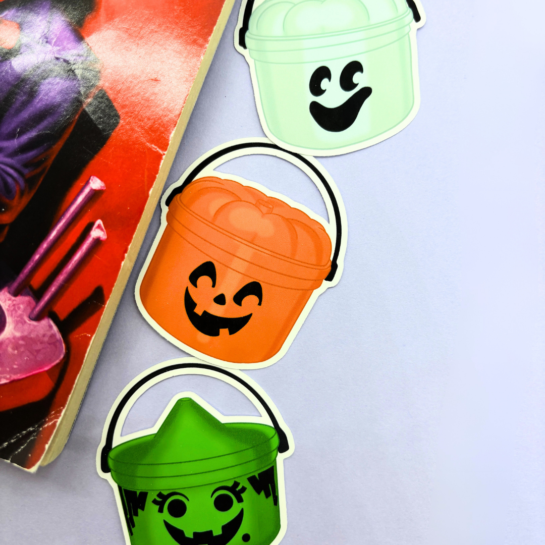 90's Halloween Buckets | Sticker Die Cut