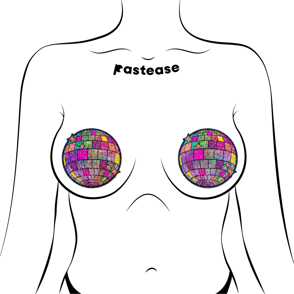 Disco Ball Nipple Covers Shimmering Glitter Pasties