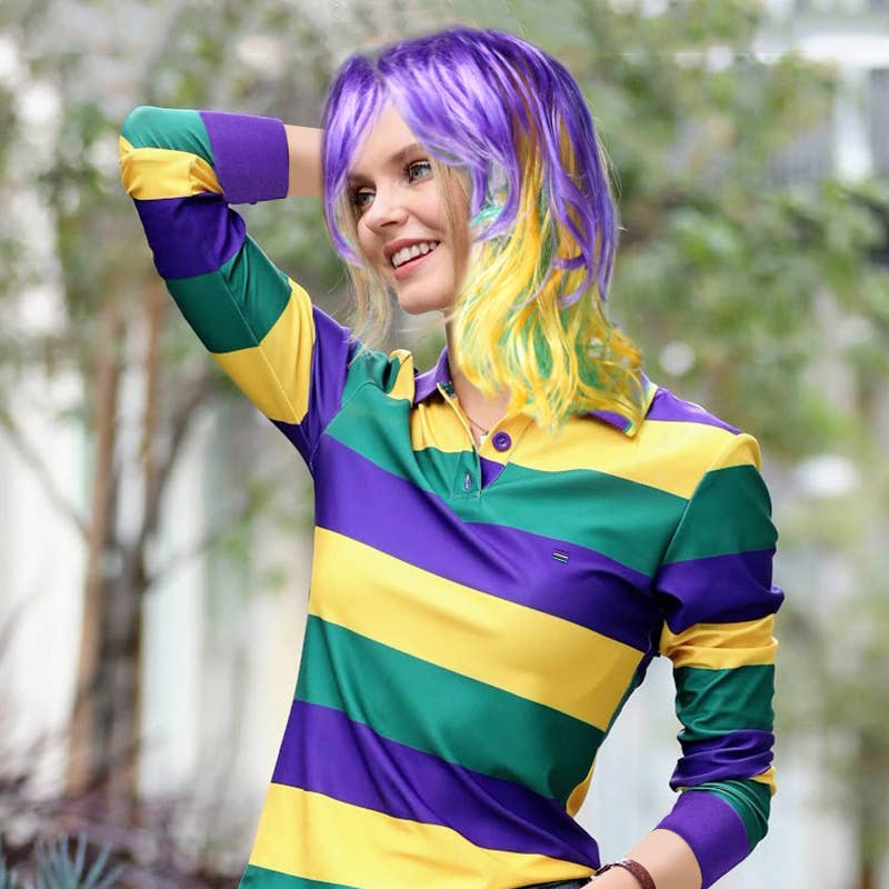 SI-24077 Mardi Gras Wig