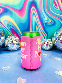 Abortion Forever Heart Koozie