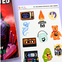 90's Halloween Nostalgia  |Journal| Sticker Sheet