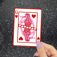 Queen of Hearts Taylor Swift Sticker, Swiftie Lover Era