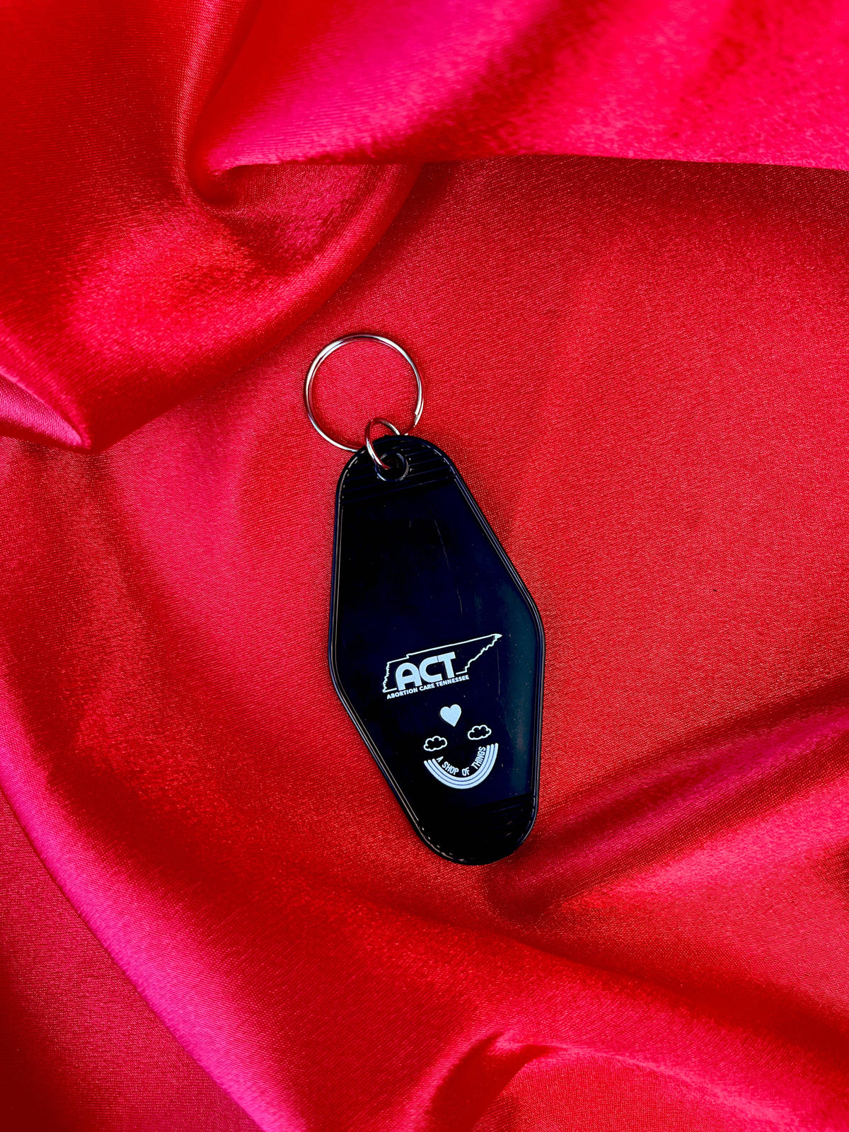 Abortion Forever Metal Motel Keychain