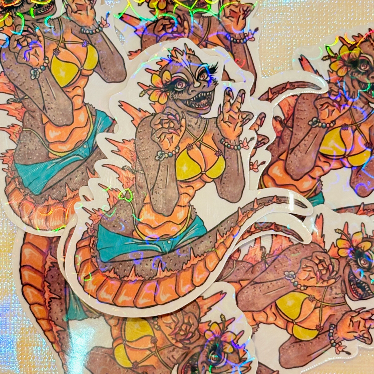 Gojira Gal Sticker