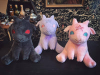 Pickety Pals - "Baphy" - Witchy Baby Goat Plushie: Cotton Candy Pink