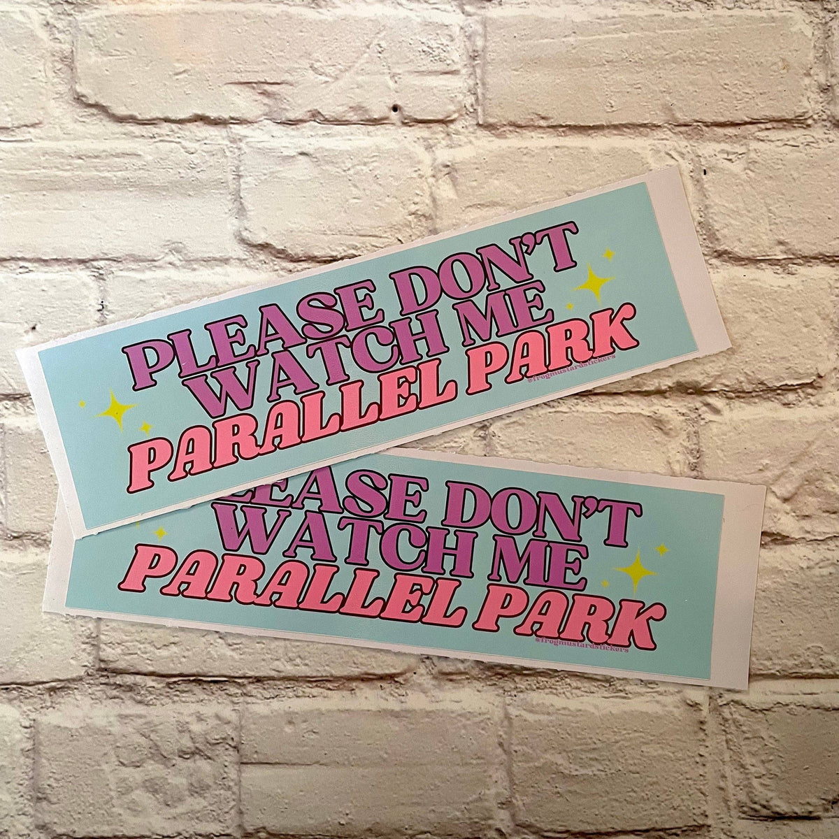 Please Don't Watch Me Parallel Park