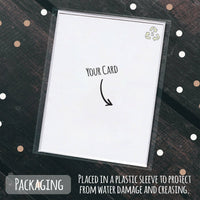 "Work Here is Done" Lunar Guardian Manga Anime Card