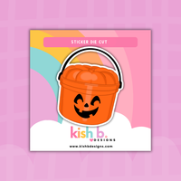 90's Halloween Buckets | Sticker Die Cut