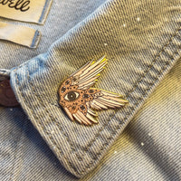 Angel Wing S/2 Enamel Pins w/Chain