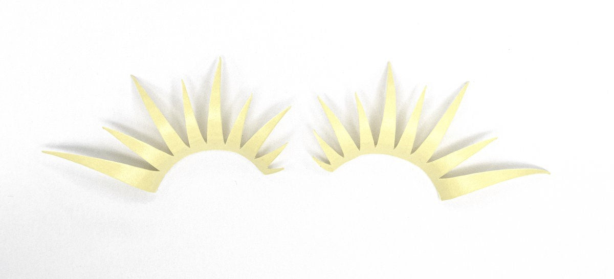 Pale Yellow Lashes