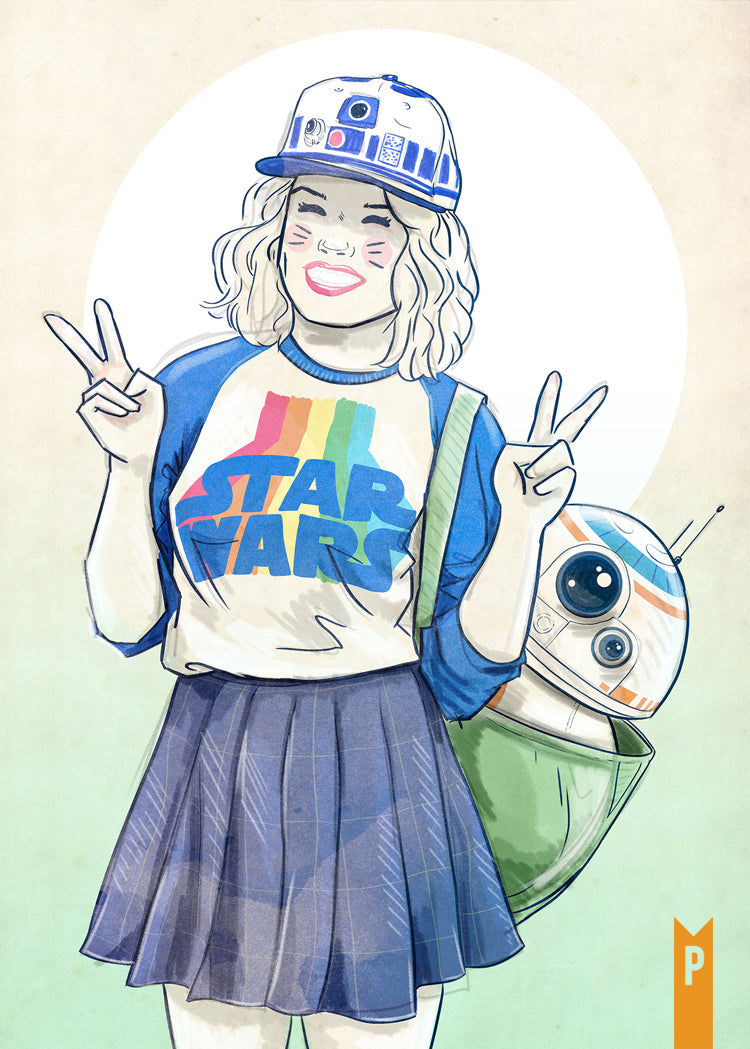 Rey-Markable Fan by Keith P Rein
