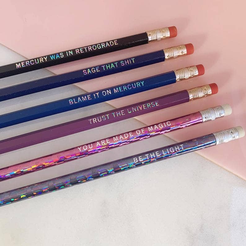 Pencil Set - Mercury was in Retrograde