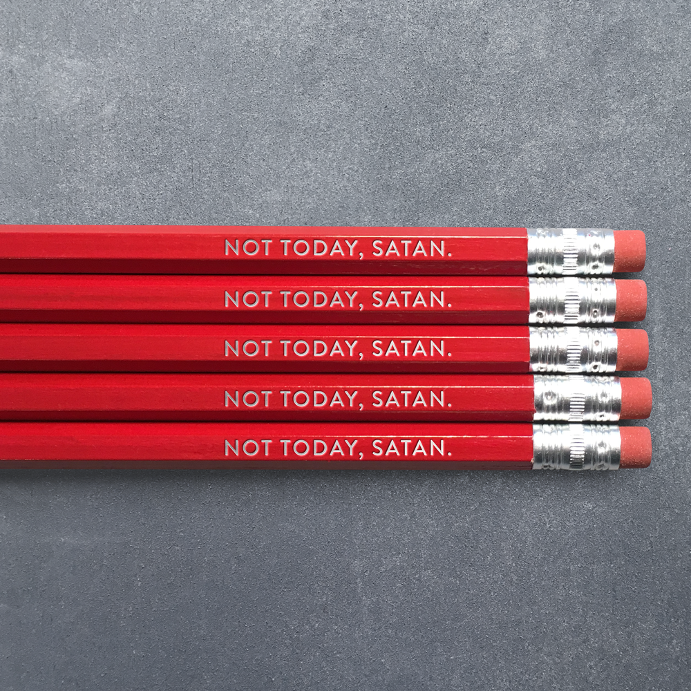 Not Today, Satan - Pencil Pack of 5