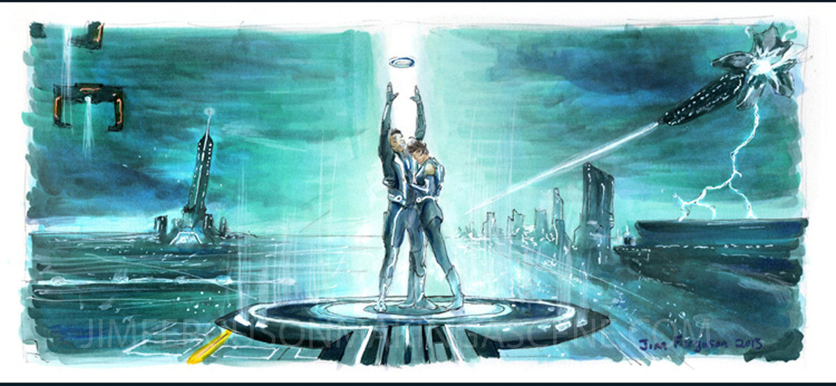 Tron - Jim Ferguson Print