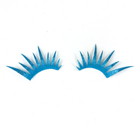 Blue Glitter Lashes