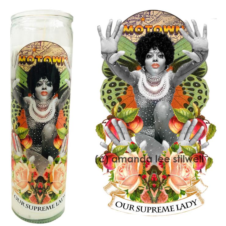 "Our Lady Supreme" Altar Candle