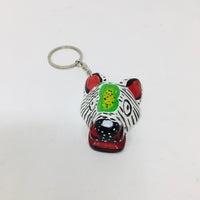Wood Carved and Painted Mask Key Chains (ALL)