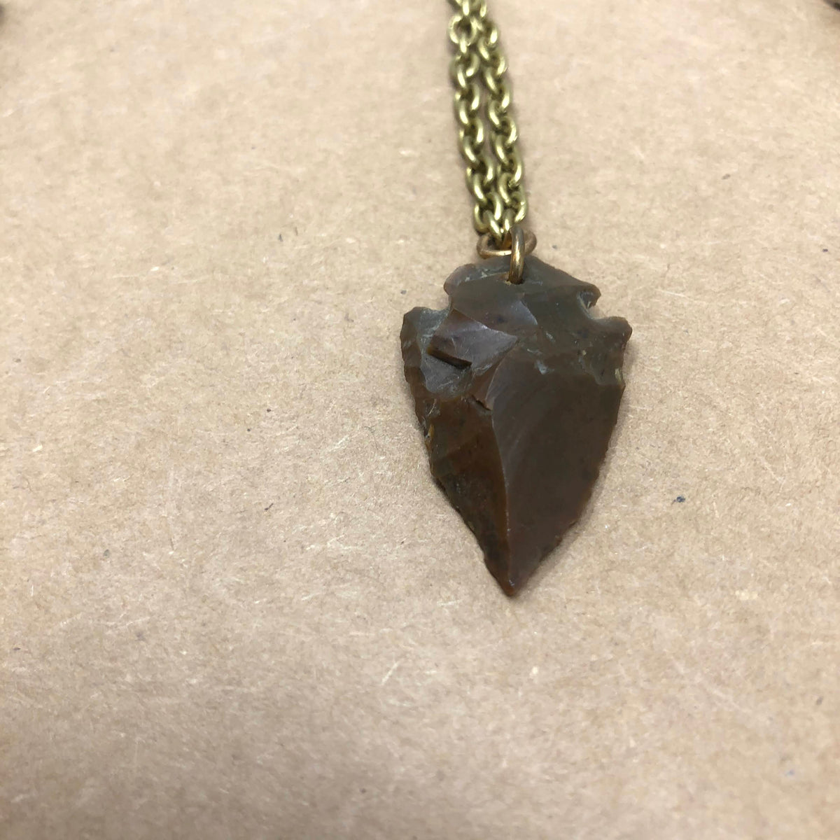 Lux Necklace - Arrow Head - Deadstock Charm