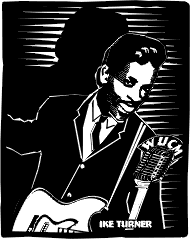 John Preble - Ike Turner Print
