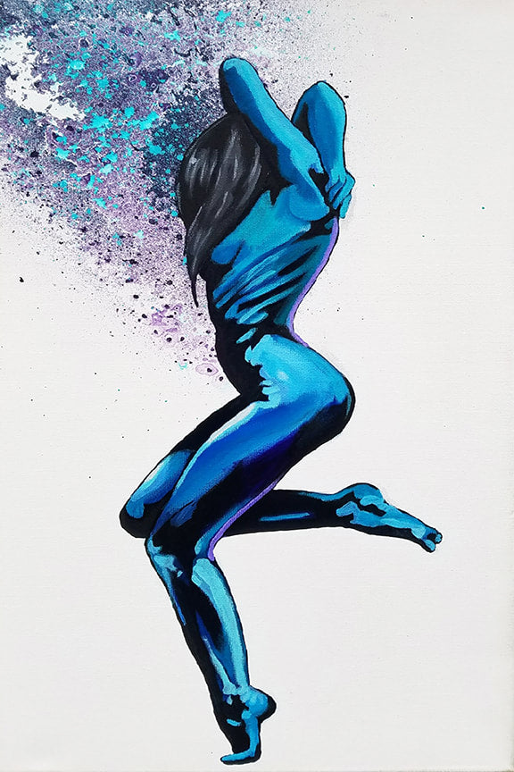 Blue Stand- Jason Rodriguez Print