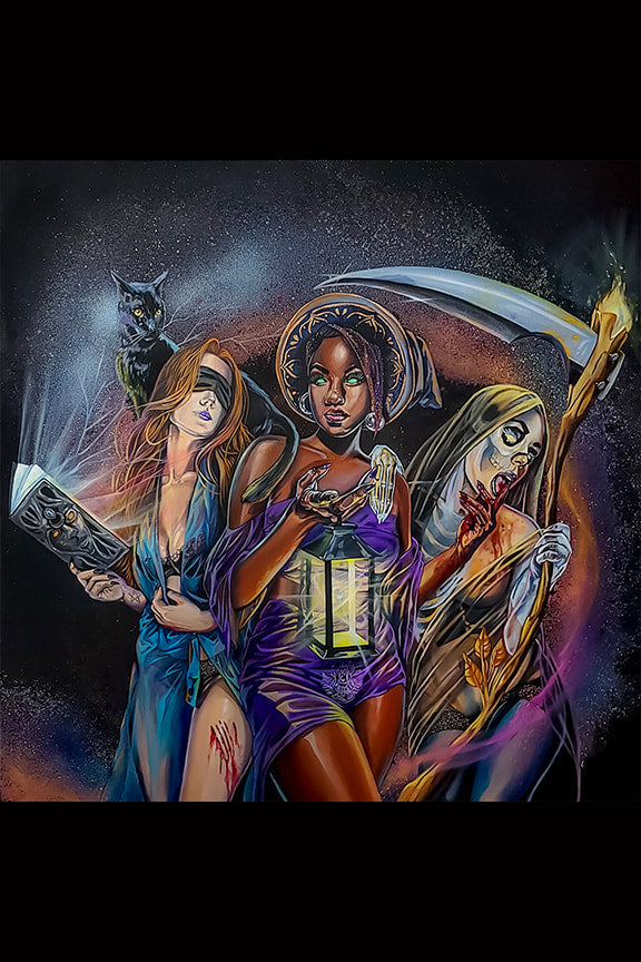 Wayward Souls by Light Print by Jason Rodrigues