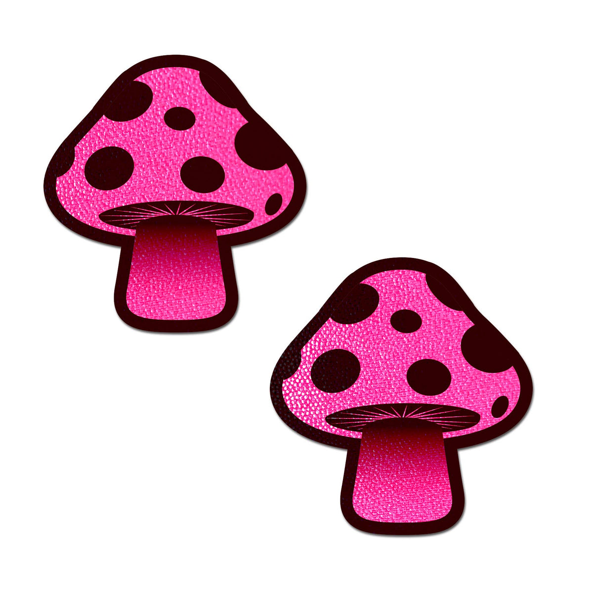 Mushroom: Neon Pink Shroom Nipple Pasties by Pastease®