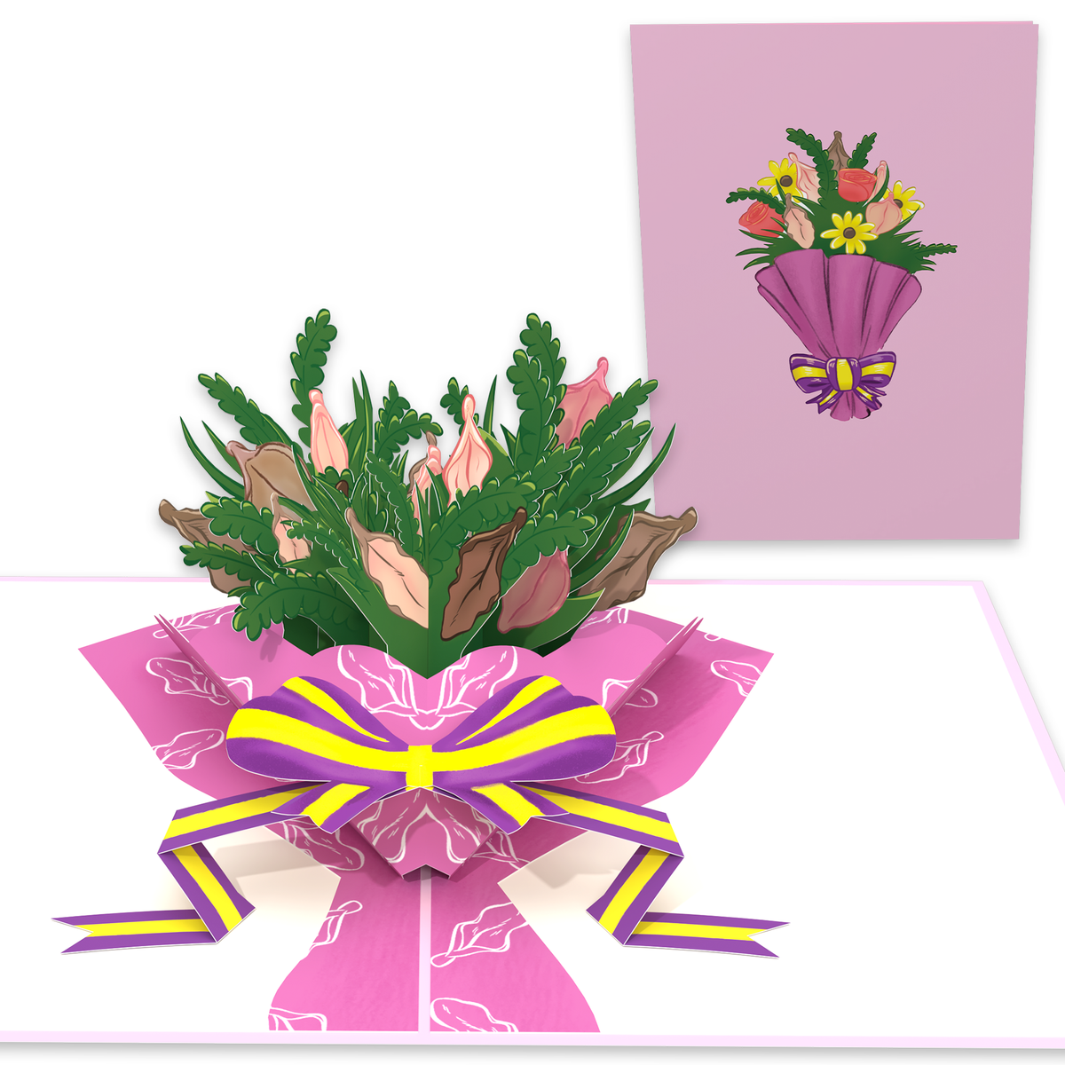 Bouquet of Clits Inappropriate Card