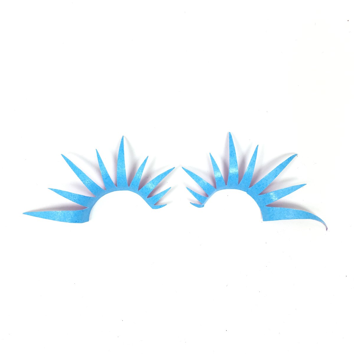 Matte Blue UV Lashes