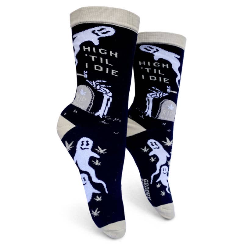 High ‘Til I Die Womens Crew Socks