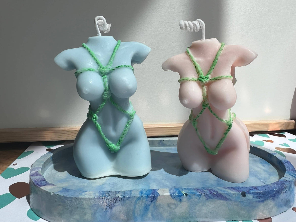 The Shibari Bondage Babe Candle - Vegan Soy Wax