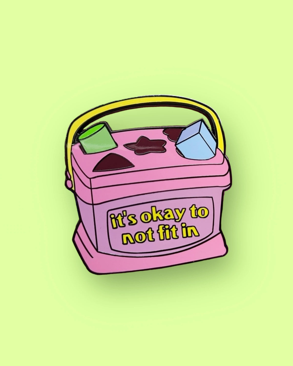 It's Okay Enamel Pin