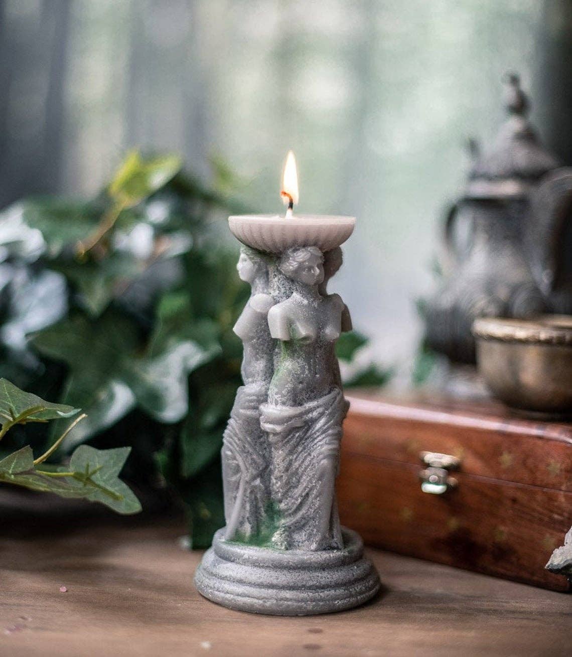 Venus Candle Greek goddess Triple goddess candle