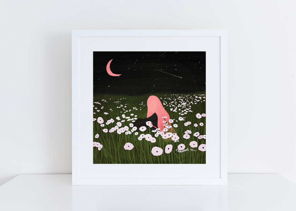 Pink Moon Art Print