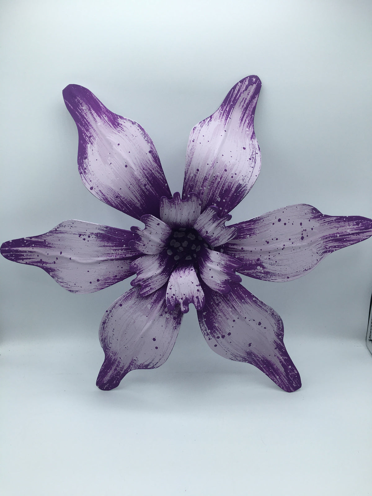 15" Small Purple 6 Petal Carnival House Float Flower