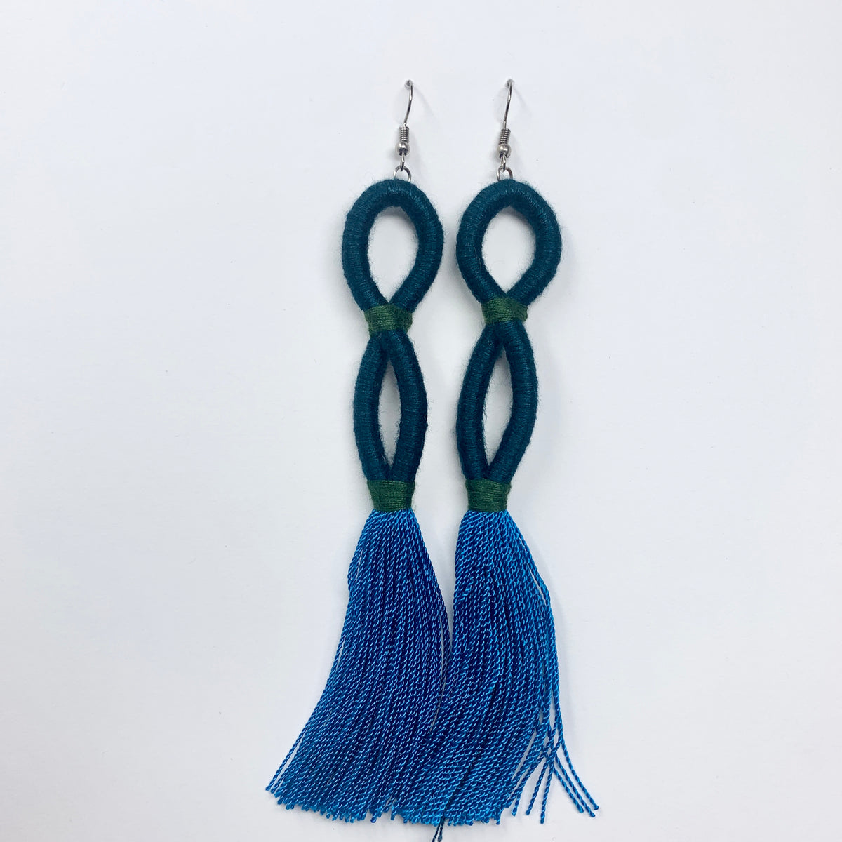 Infinity Tassel Earrings