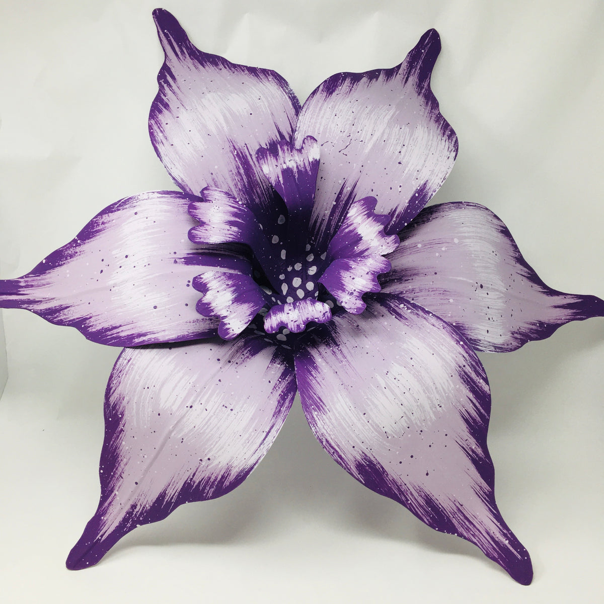 28" Medium Purple Carnival House Float Flowers