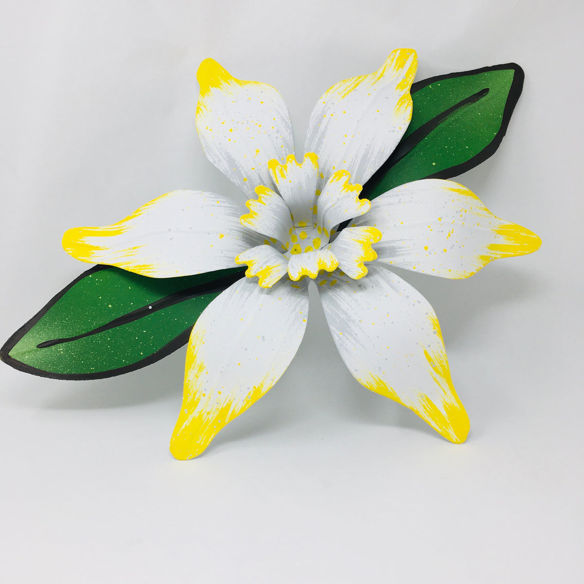 16" Small White Carnival House Float Flowers