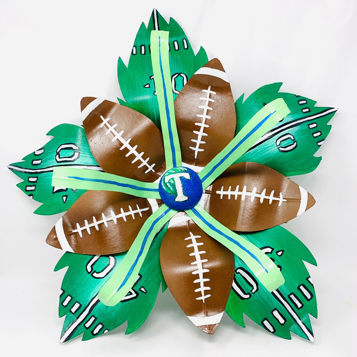 Tulane Football Flower