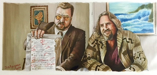 Big Lebowski  - Jim Ferguson Print