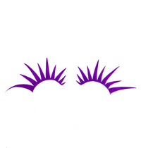Matte Blue UV Lashes