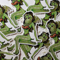 Cthulhu Pin-Up Sticker