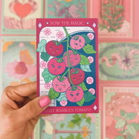 Lost Marbles Tomato Tarot Garden + Gift Seed Pacaket
