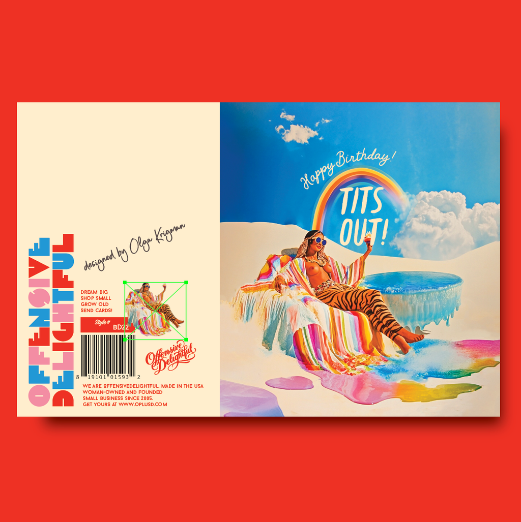 TIGER RAINBOW birthday fantasy