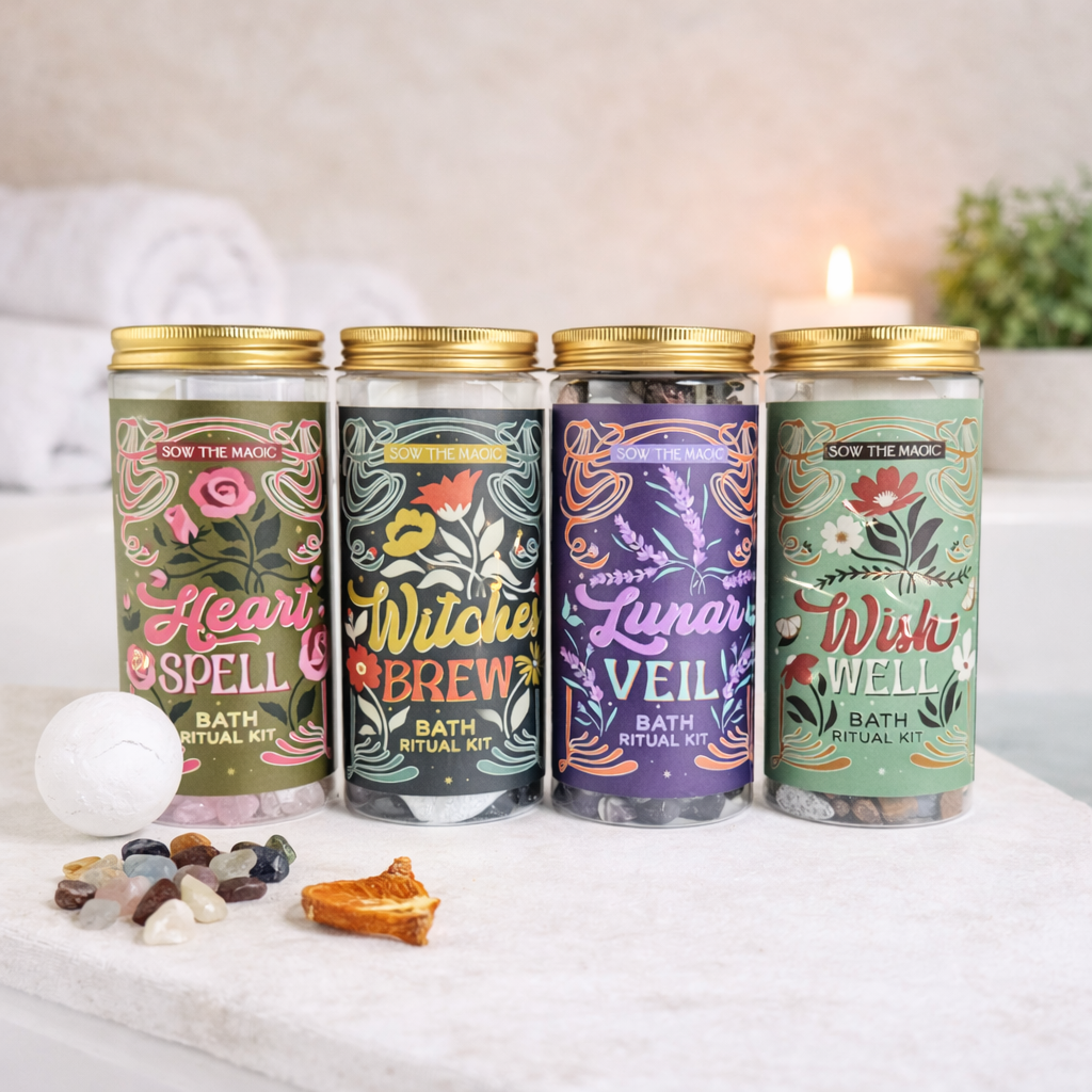 Heartspell Bath Ritual Kit with Rose Quartz