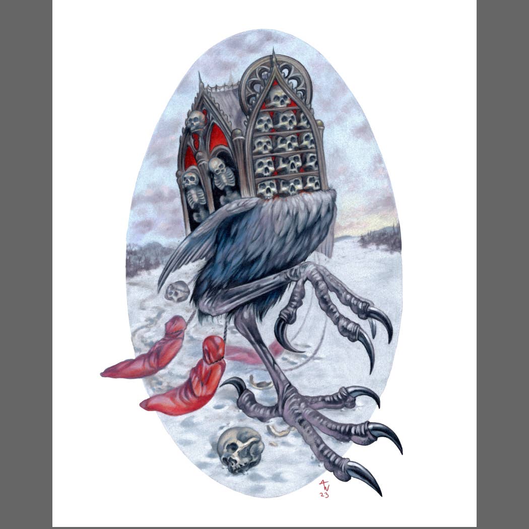 "The Charnel House (The Rook)" 8" x 10" Art Print