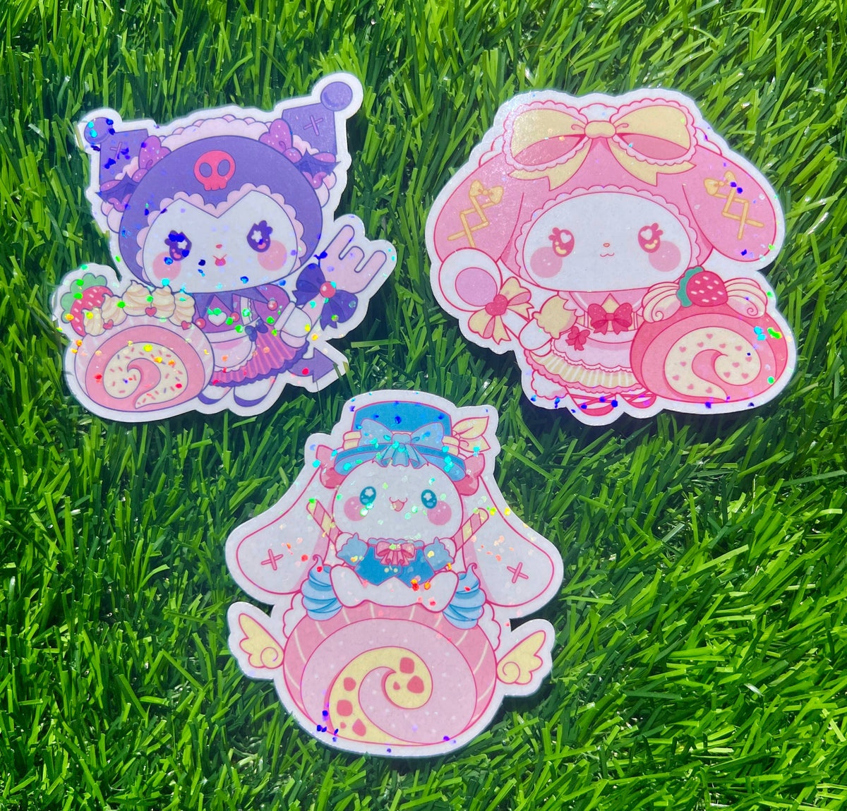Sanrio Cake Stickers Kuromi